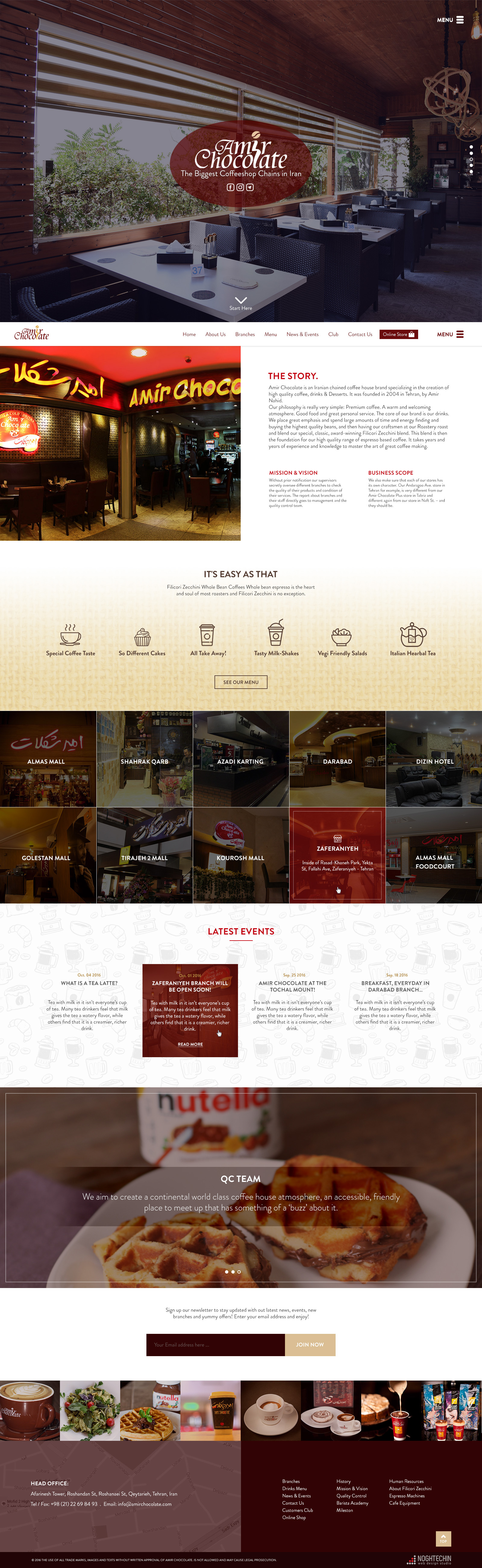 Amir Chocolate Coffeehouses